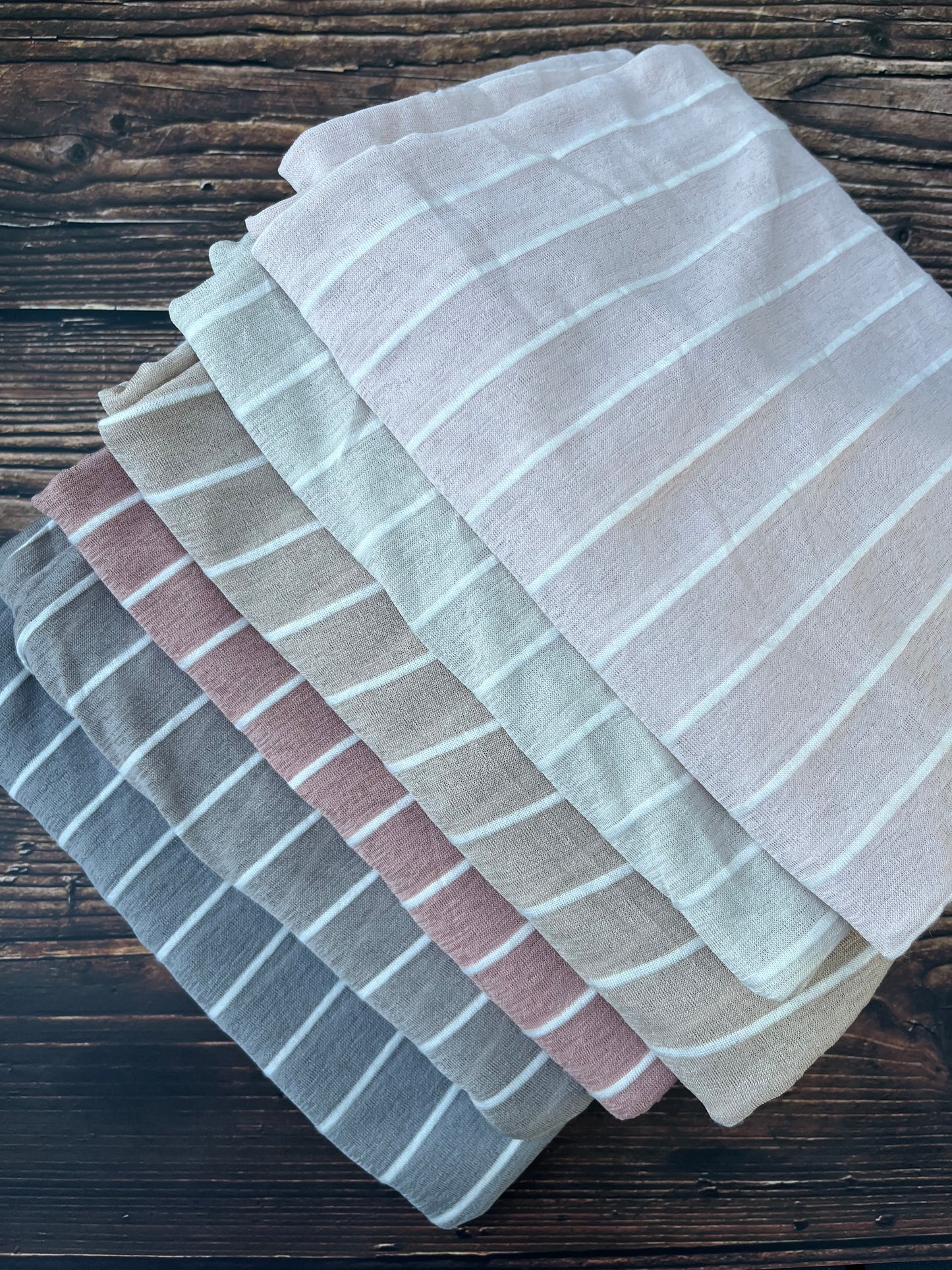 Striped Jersey Hijab