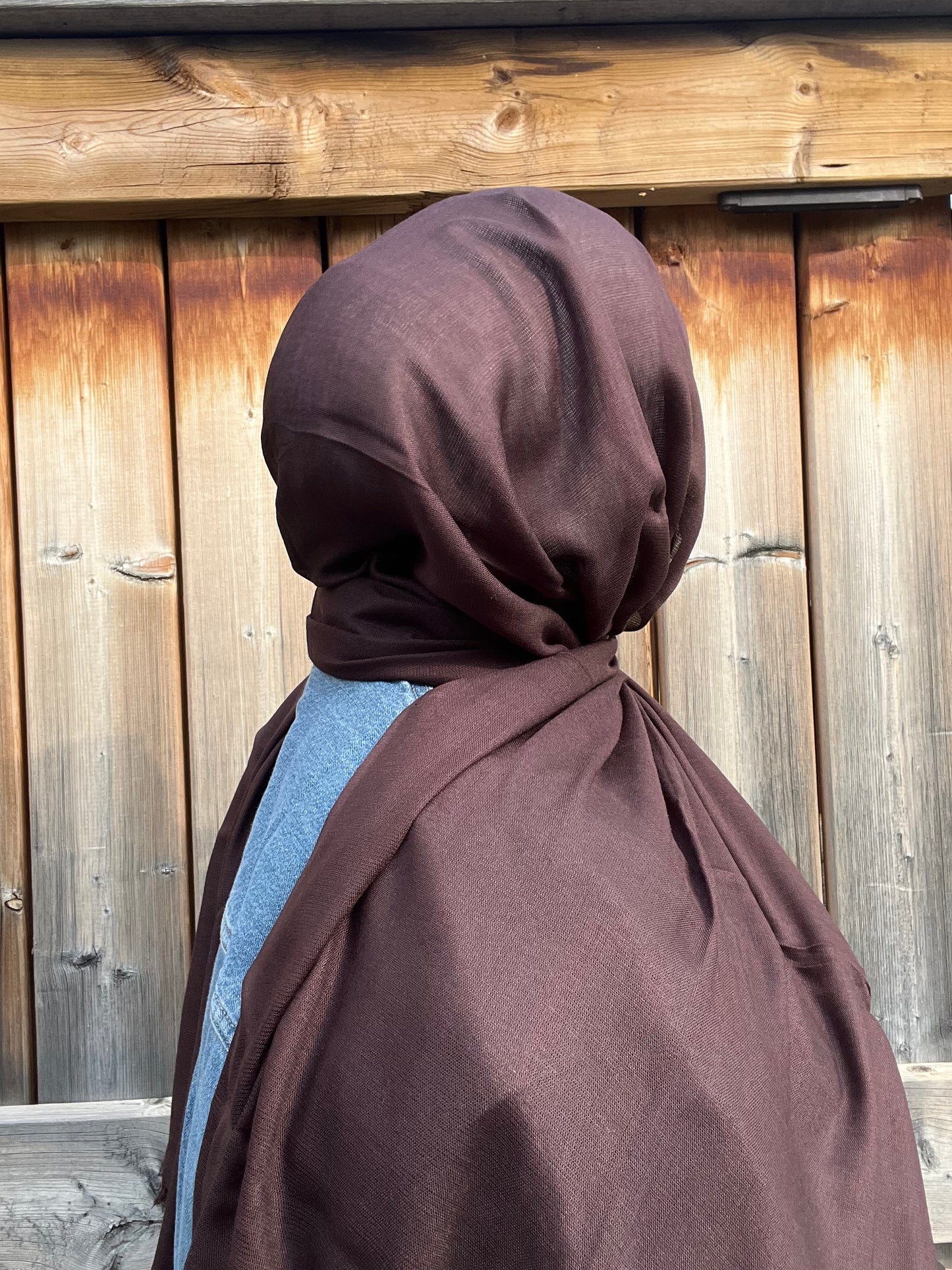 Modal Hijab-Chocolate Brown