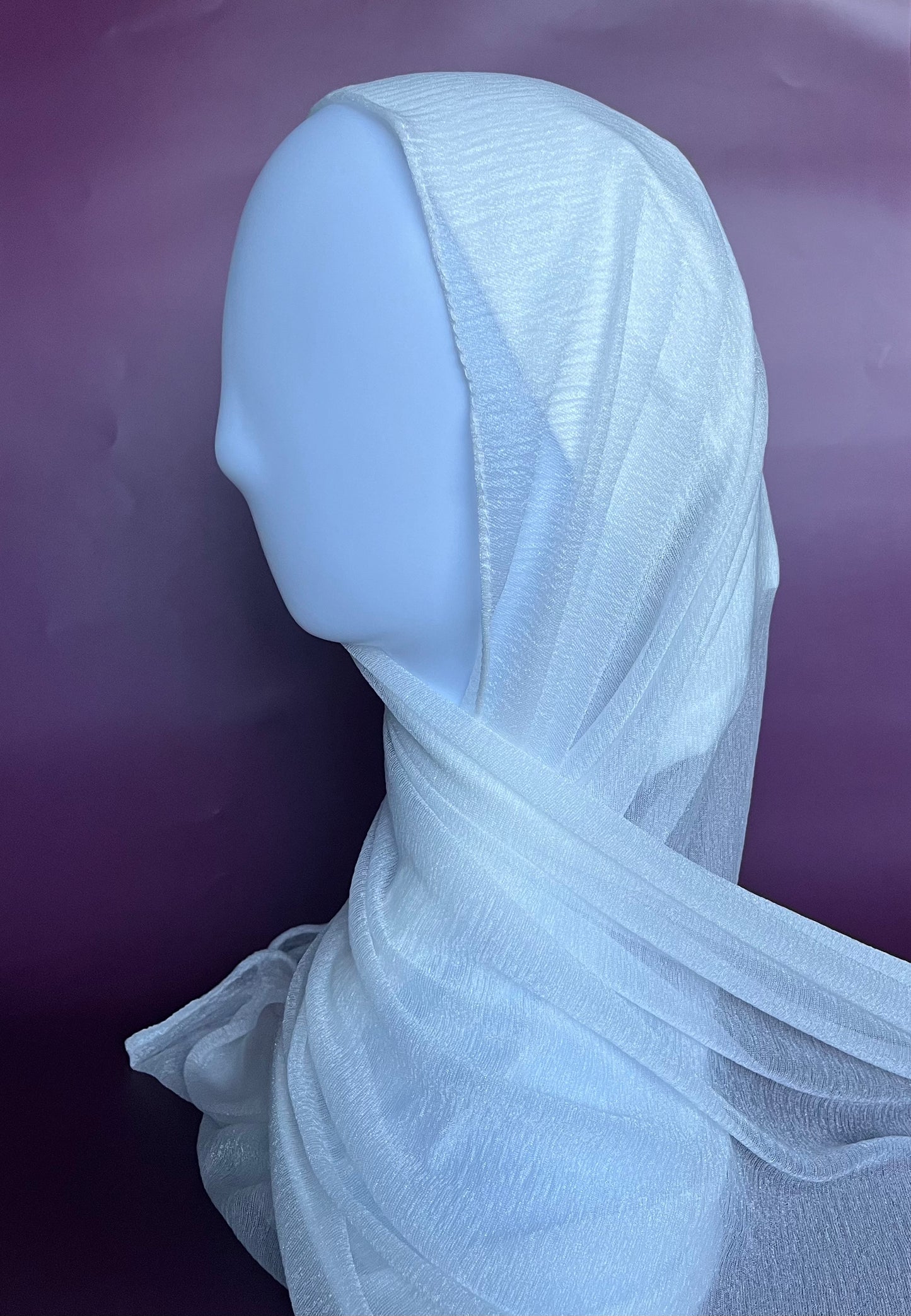Kashmir Hijab - White