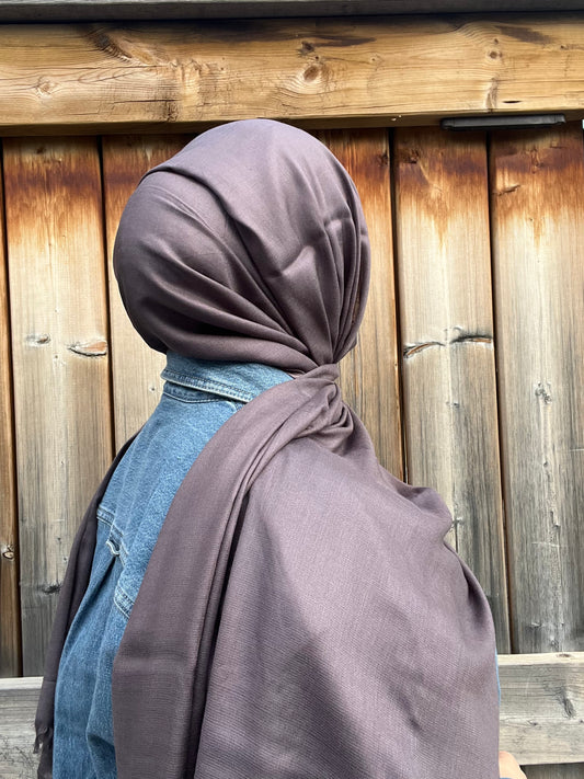 Modal Hijab-Stone Grey