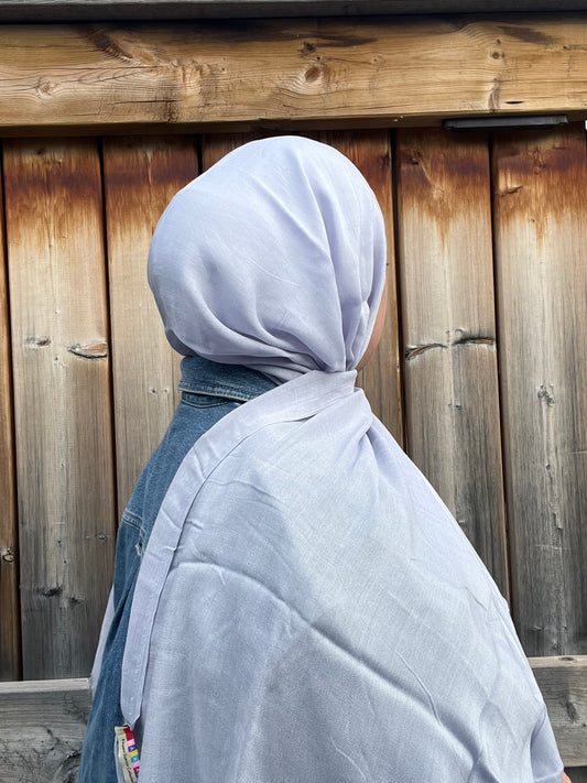 Modal Hijab-Blue Grey