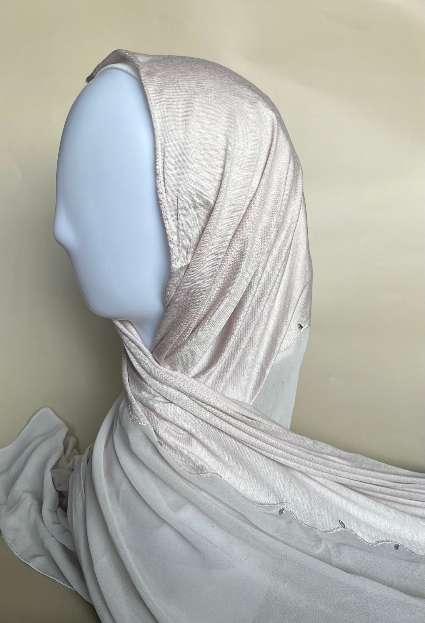 Harmony Hijab- Greige