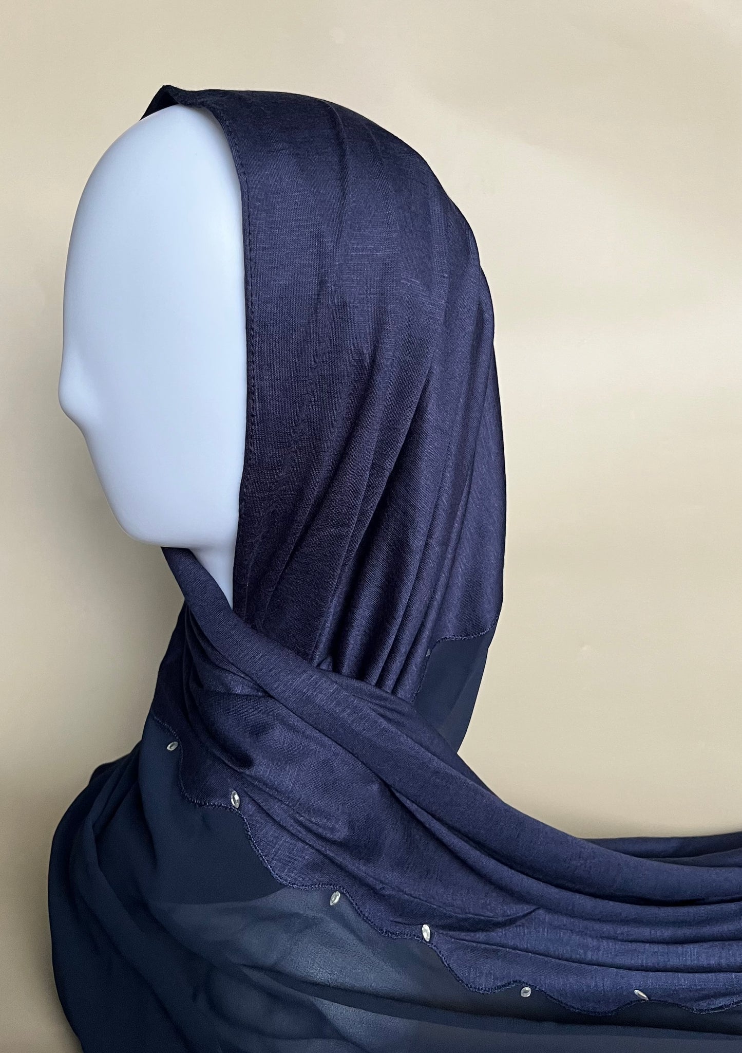 Harmony Hijab- Navy